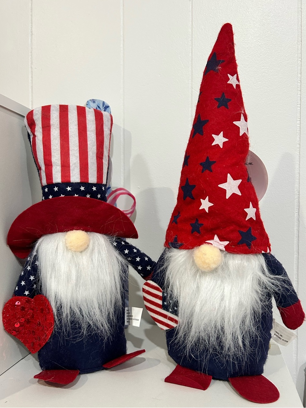 Patriotic Gnome Plush Decor - Choose 1